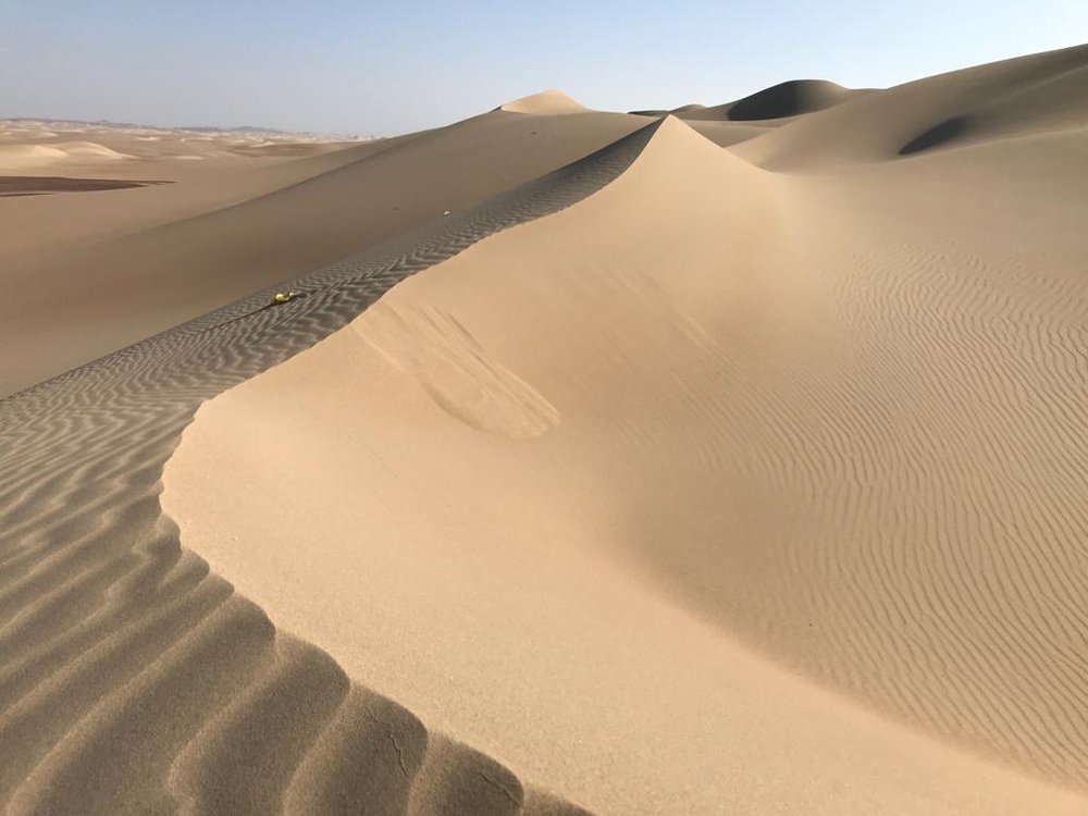 Pacific Desert in the Ica Region of Peru