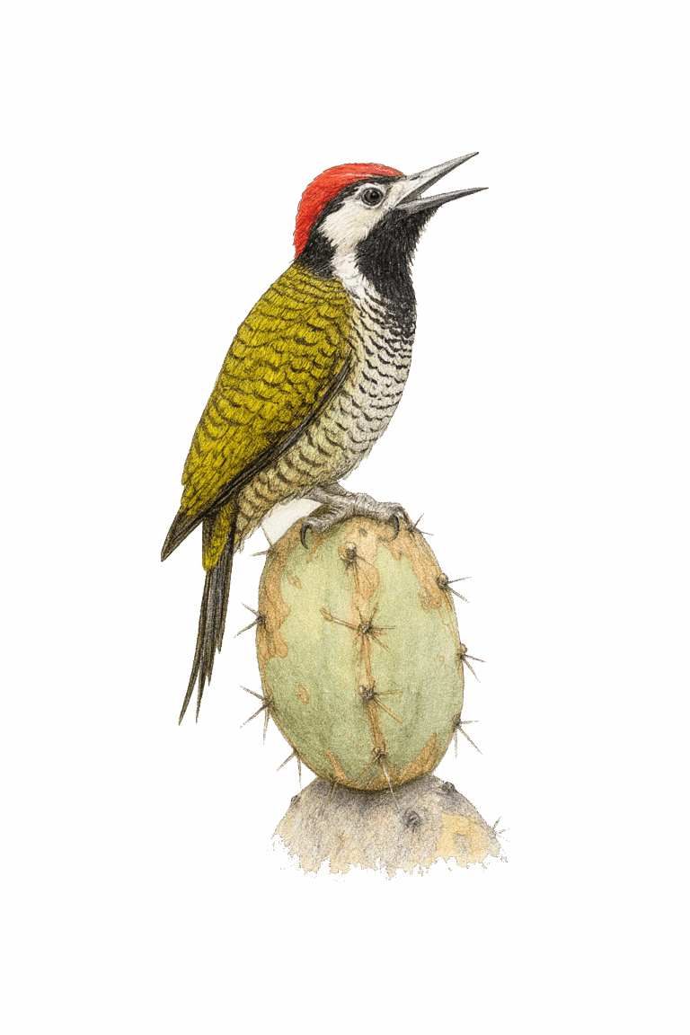 Black-necked Woodpecker (E)